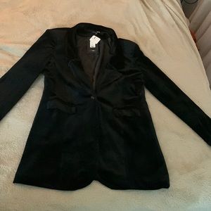 Velvet blazer black XL, never been worn, clean, no holes or rips.